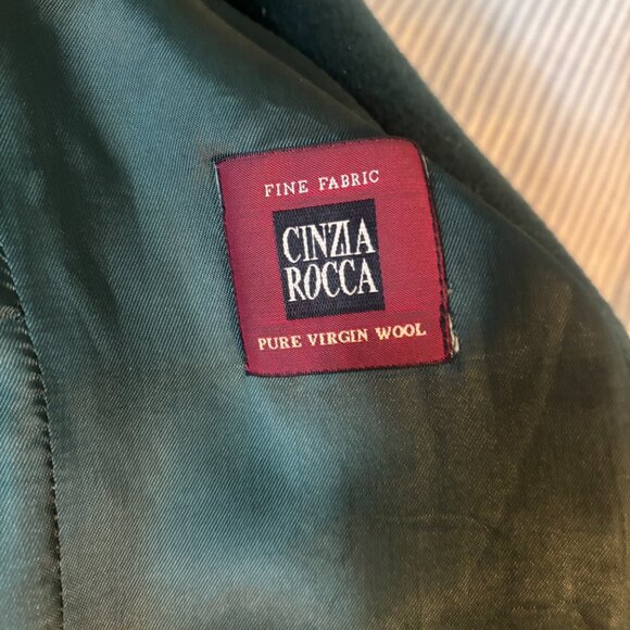 Cinzia Rocca - Italian Lana Wool Coat - Size 8 - Medium - Excellent Condition - Picture 8 of 8